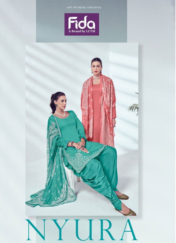 Nyura By Fida Embroidery Pure Cotton Designer Salwar Kameez Wholesale Price In Surat