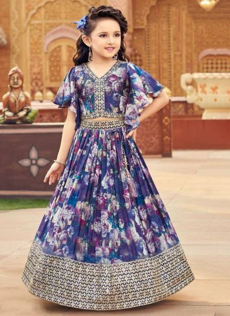 Blue Ladies Party Wear Designer Lehenga Choli at Best Price in Surat |  Bewafa Designer