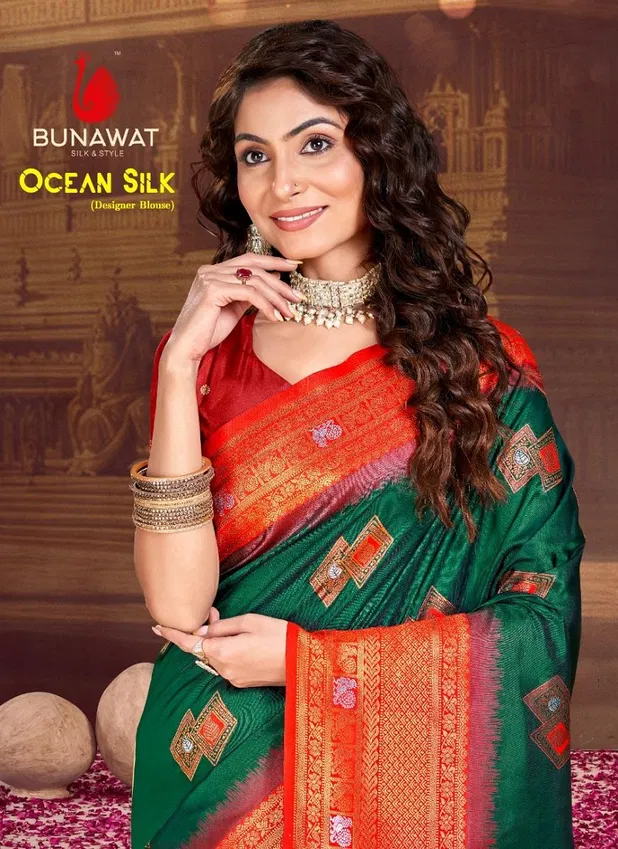 Ocean Silk By Bunawat Silk Wedding Wear Wholesale Sarees Suppliers In Mumbai