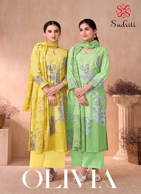 Olivia By Sudriti Lawn Cotton Printed Dress Material Wholesale Market In Surat