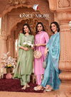 Once More Vol 4 Nylon Viscose Designer Kurti With Bottom Dupatta Wholesale Shop In Surat
