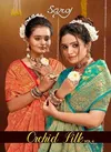 Orchid Silk Vol 4 By Saroj Tissue Organza Sarees Wholesale Shop In Surat