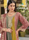 Orra 6 By Your Choice Heavy Chinon Sharara Readymade Suits Online Wholesale