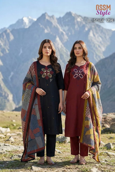 Ossm Style 1214 Cotton Dhabu Printed Size Combo Wholesale Price In Surat
