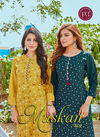 P3 Muskan 2 Latest Fancy Regular Wear Embroidery Work Rayon Kurti With Bottom Collection
