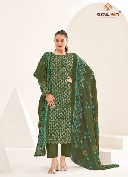 Paarul Vol 2 By Suryajyoti Embroidery Printed Cotton Dress Material Wholesale Shop In Surat

