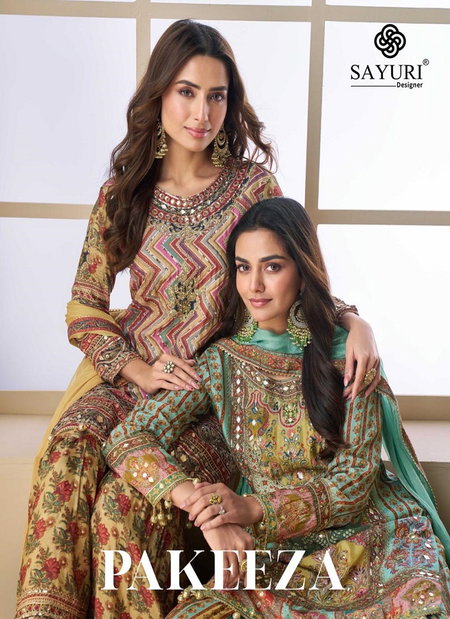 Pakeeza By Sayuri Real Viscose Natural Crepe Silk Readymade Suits Wholesale Online