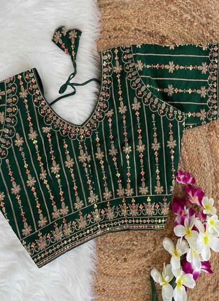 Palak By Ruhi Wedding Wear Silk Blouse Wholesale Shop In Surat
