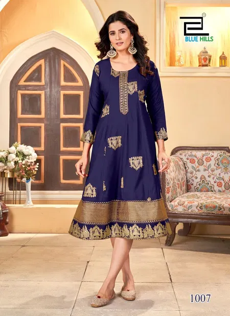 Palki By Blue Hills Special Rayon Anarkali Plus Size Kurti Wholesale Price In Surat
 Catalog