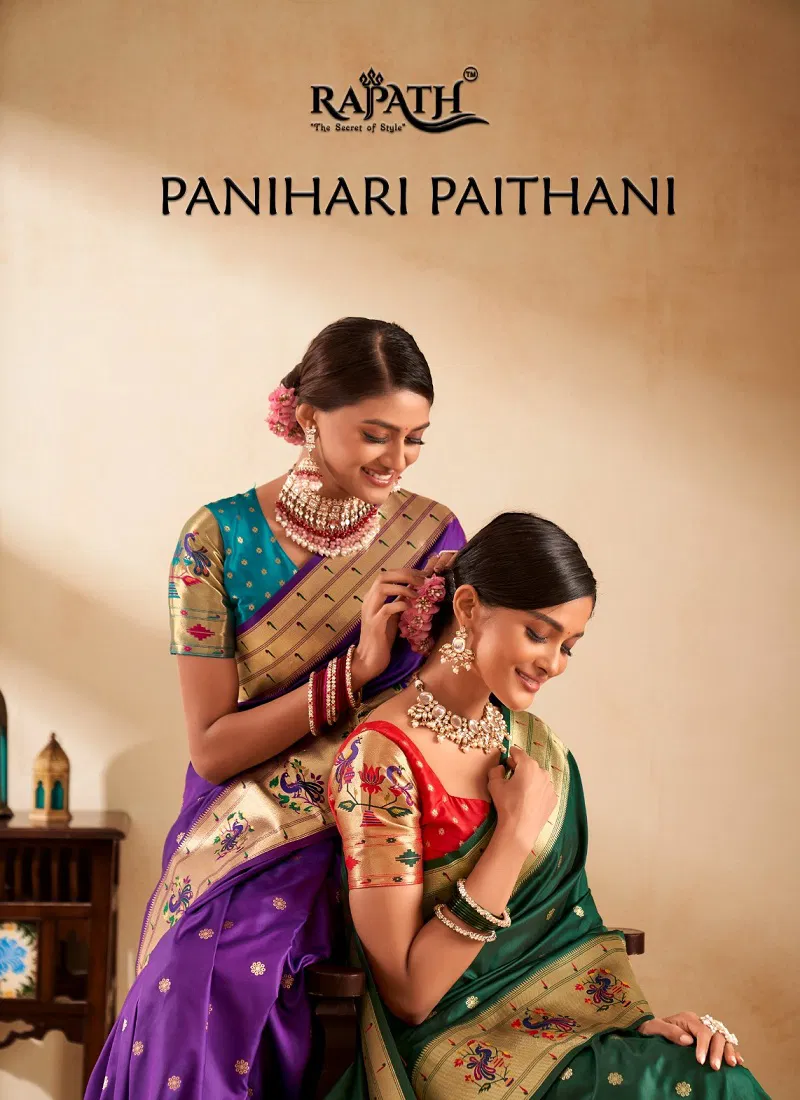 Panihari By Rajpath Paithani Silk Wedding Wear Saree Wholesale In India