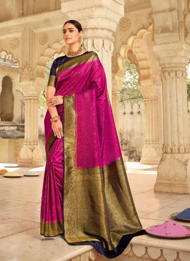 Pankh Sakshi Kanjiveram Heavy Silk Festive Wear Latest Designer Saree Collection