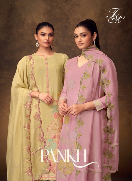 Pankh By T&M Pure Muslin Dress Material Exporters In India