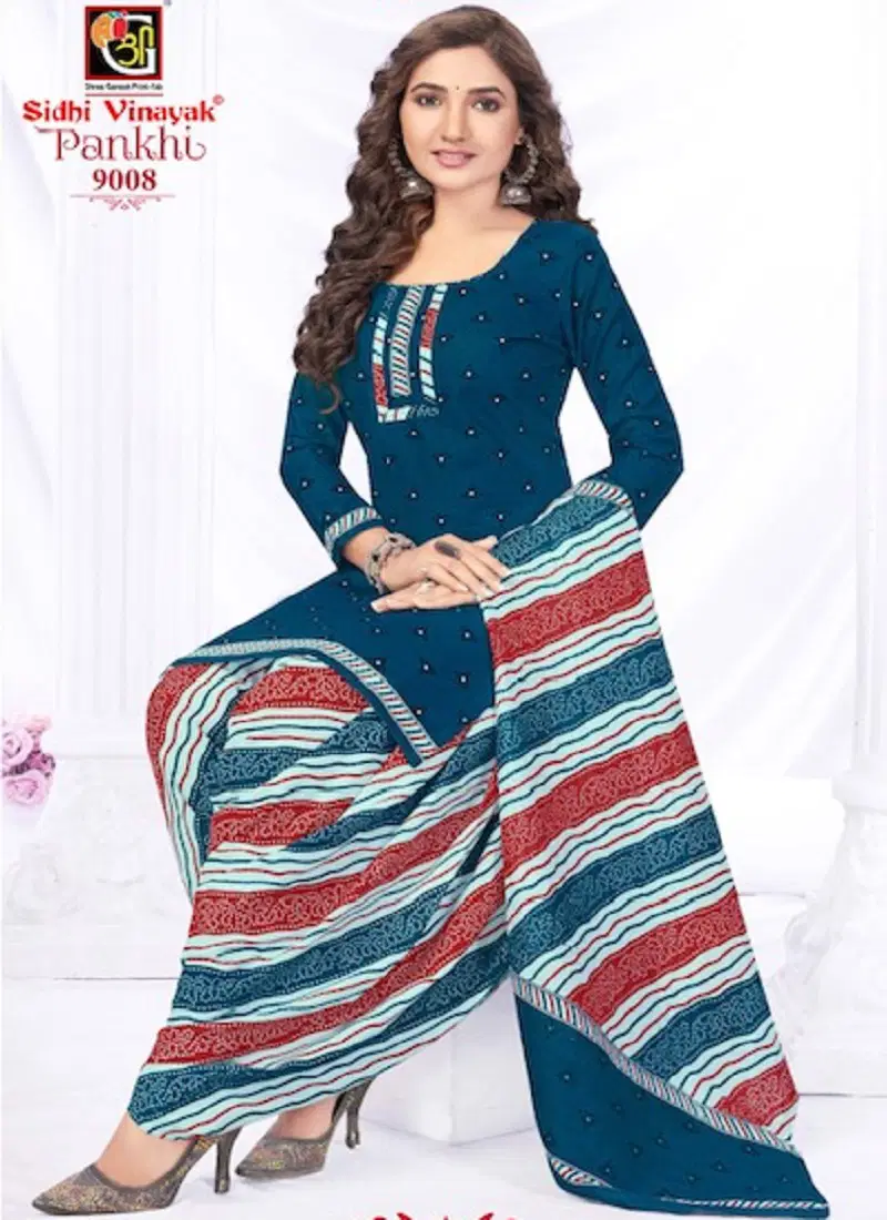 Pankhi Vol 9 By Siddhi Vinayak Printed Cotton Dress Material Wholesalers In Delhi Catalog