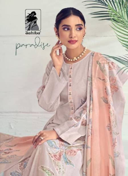 Paradise By Sahiba Lawn Cotton Digital Printed Salwar Kameez Wholesale Market In Surat
 Catalog