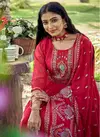 Parampara By Vitara Heavy Georgette Kurti With Bottom Dupatta