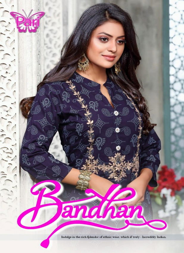 Pari Bandhan Latest Regular Wear Rayon Printed Designer Kurtis Collection
