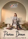 Parian Dream Vol 13 By Lsm Lawn Cotton Pakistani Dress Material Orders In India