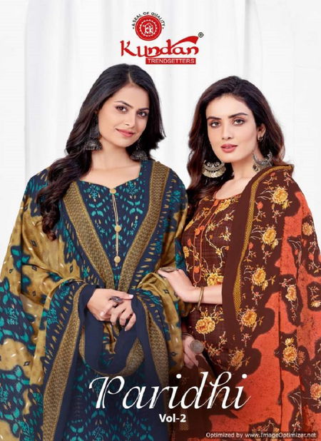 Paridhi Vol 2 By Kundan Printed Cotton Dress Material Wholesale Market In Surat
 Catalog