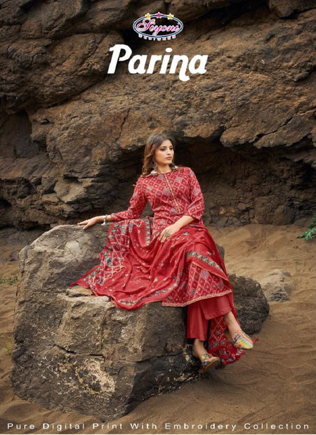 Parina By Siyoni Pure Cotton Silk Printed Suits Catalog