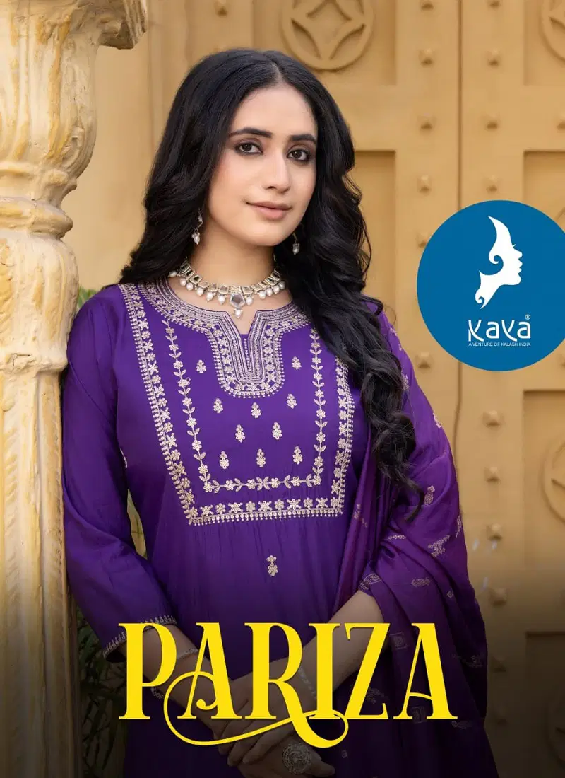 Parizat By Kaya Roman Silk Designer Kurti With Bottom Dupatta Wholesale Price In Surat