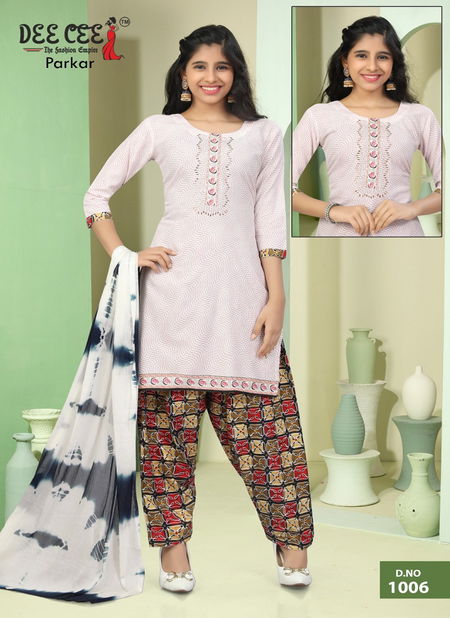 Parkar By Deecee Kids Girl Wear Kurti With Bottom Dupatta Exporters In India Catalog