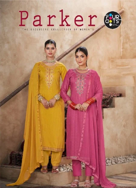 Parker By Fourdots  Bsy Patern Cotton Online Designer Salwar Suits Wholesale