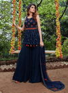 Parmpara 6 Exclusive Fancy Stylish Festive Wear Georgette Embroidery Work Sharara Suit Collection
