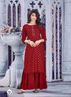 Parra Fiza 1 Heavy Festive Wear Rayon Designer Kurti With Palazzo Collection