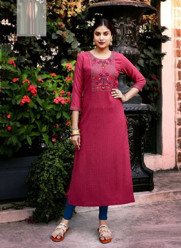 Parrot Vol 10 By Aaradhna Embroidery Kurti Catalog