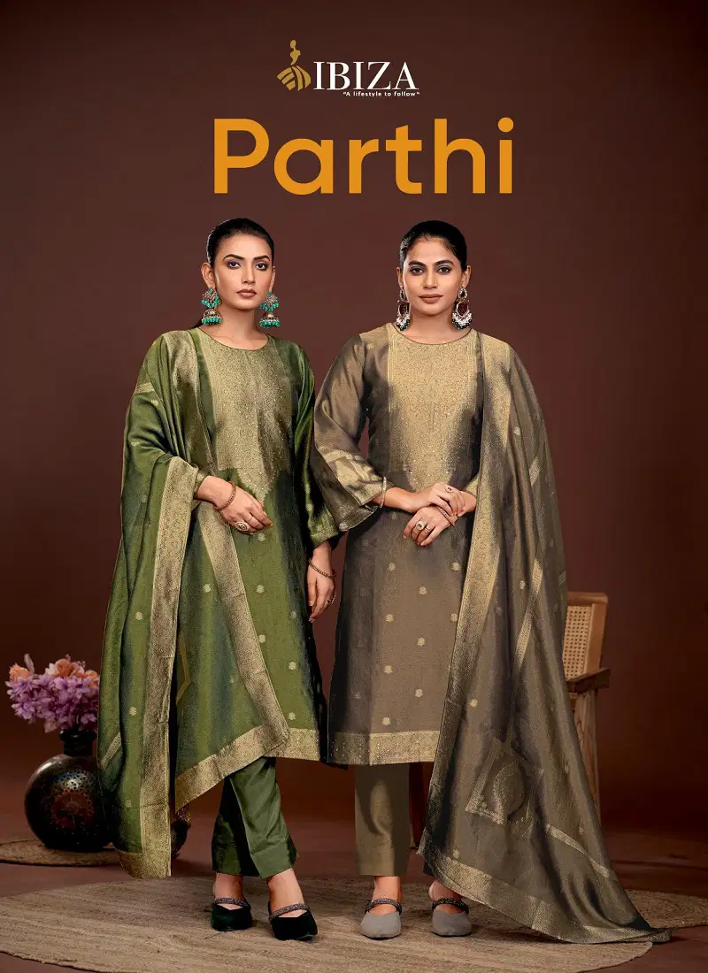 Parthi By Ibiza Banglory Silk Designer Salwar Kameez Wholesalers In Delhi Catalog