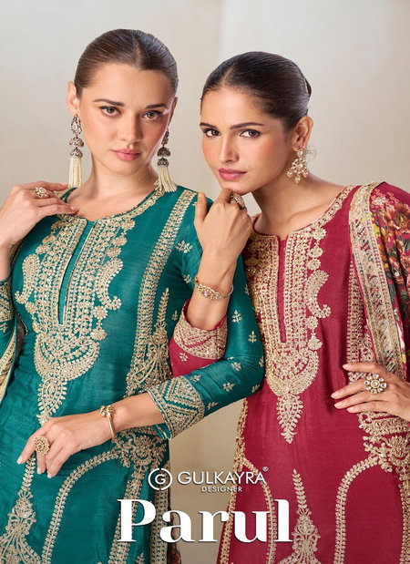 Parul By Gulkayra Chinon Printed Wholesale Designer Readymade Suits Suppliers In India