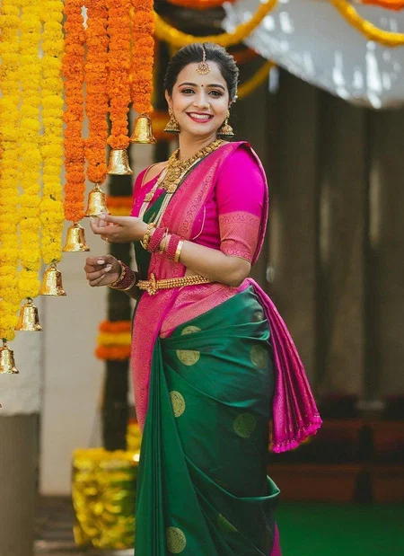 Parvati By Aab Lichi Silk Wedding Wear Saree Exporters In India