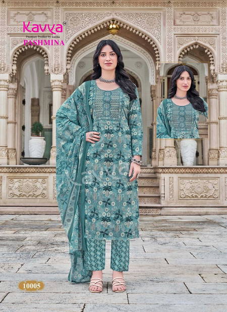 Pashmina Vol 10 By Kavya Cotton Kurti Pant With Dupatta Collection
 Catalog