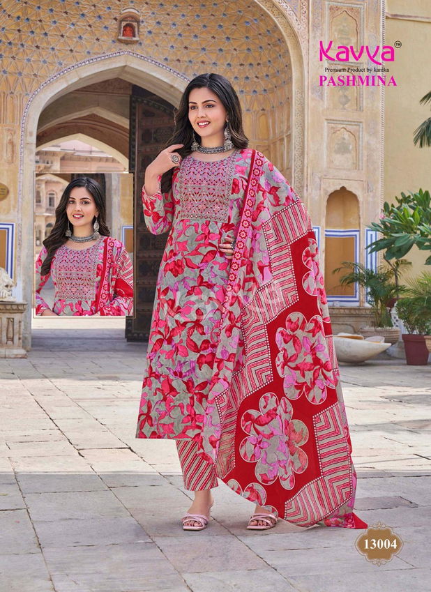 Pashmina Vol 13 By Kavya Kurti With Bottom Dupatta Suppliers In India