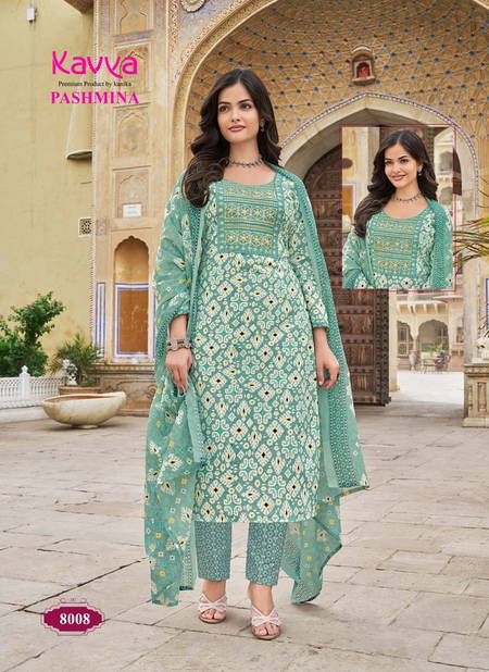 Pashmina Vol 8 By Kavya Cotton Printed Kurti With Bottom Dupatta Wholesale Shop In Surat
 Catalog