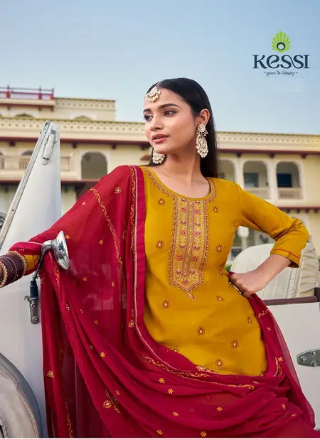 Patiala House Vol 101 By Kessi Jam Silk Cotton Punjabi Dress Material Wholesale Shop In Surat
 Catalog