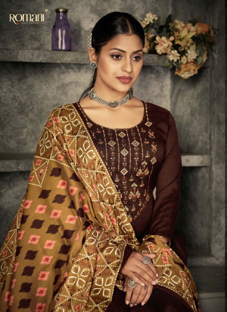 Patiyala Dreams By Romani Pashmina Kurti Bottom With Dupatta Dress Material Catalog Catalog