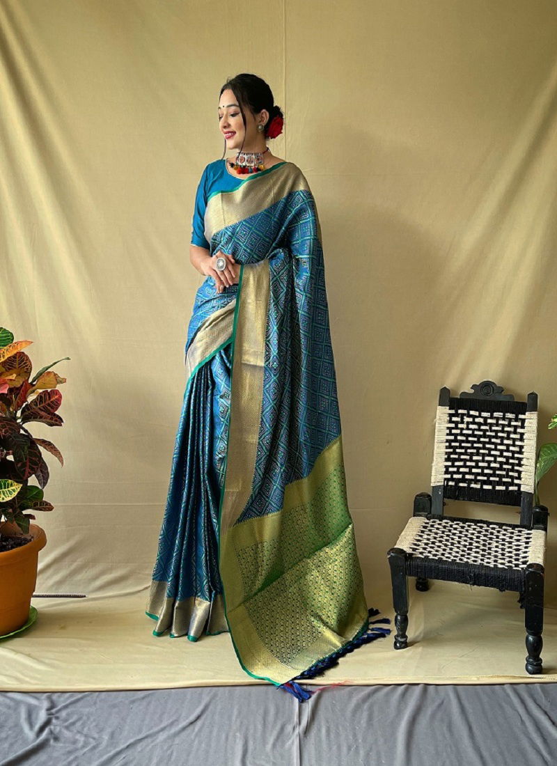 Patola 2 Traditional Silk Party Wear Sarees Catalog