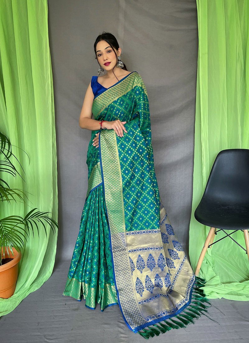 Patola 7 Color Set Designer Silk Saree Catalog