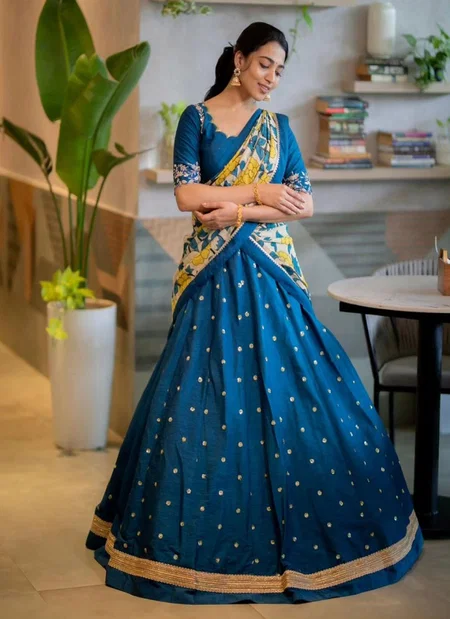 Pc 284 Kalamkari Printed Designer Lehenga Choli Wholesale In India