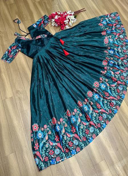 Pc 356 Kalamkari Printed Readymade Gown Wholesale Shop In Surat