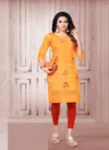 Pearl 5 Ethnic Regular Wear Designer chiken Printed Kurtis Collection

