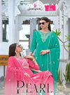 Pearl By Rangoon Viscose Rayon Designer Kurti With Bottom Dupatta Wholesale Shop In Surat
