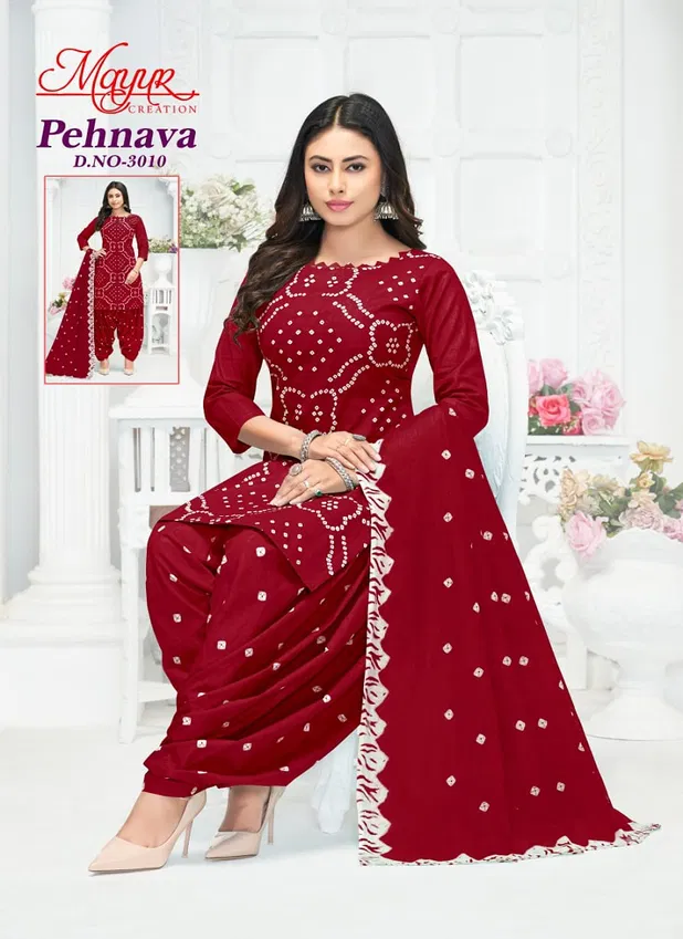 Pehnava Vol 3 By Mayur Cotton Wholesale Dress Material Suppliers In Mumbai