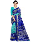 PF 316 Designer Casual Wear Art Silk Bandhani Print Saree Collection
