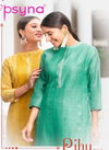 Pihu 2 By Psyna Chanderi Silk Designer Kurti With Bottom Catalog
