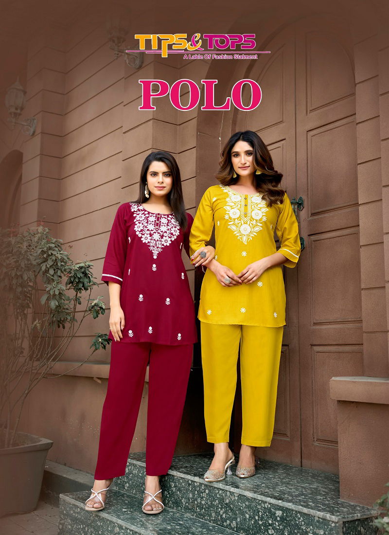 Polo By Tips And Tops Rayon Cord Set Wholesale Shop In Surat Catalog