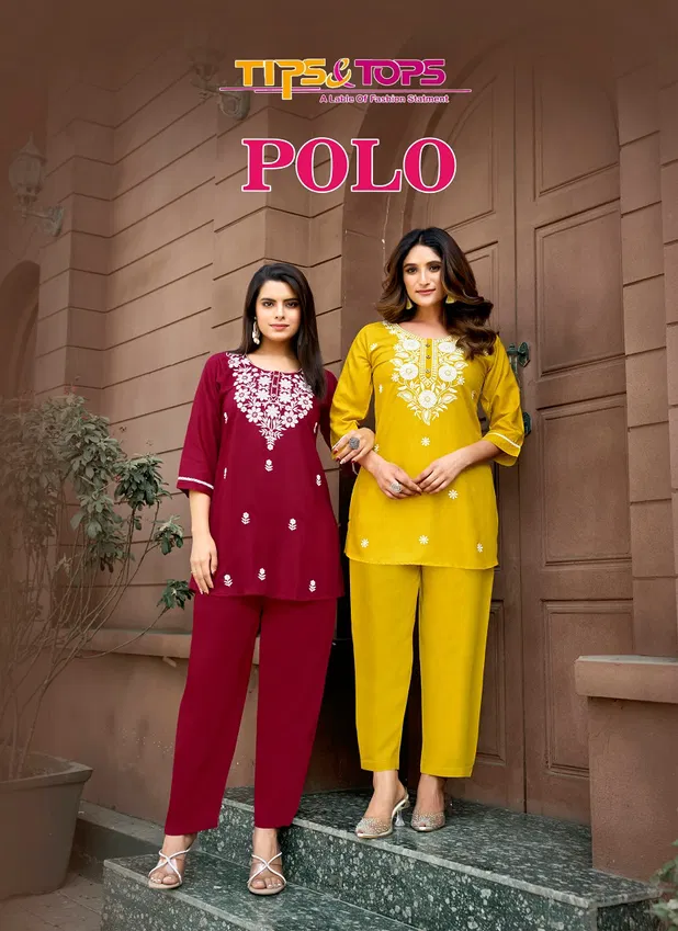 Polo By Tips And Tops Rayon Cord Set Wholesale Shop In Surat