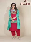 Pooja Plus 2 By Seamore Best Kurti With Bottom Dupatta Wholesale Shop In Surat