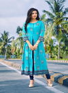 Poonam Akshara Ethnic Party Wear Designer Rayon Printed Kurti Collection